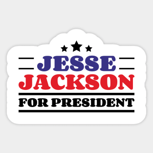 Jesse Jackson For President v2 Sticker